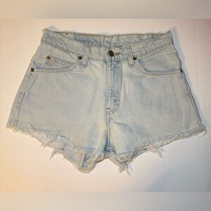 Vintage Levi's Orange Tab Cutoff Jean Shorts Women's Size 29 (0045) A3